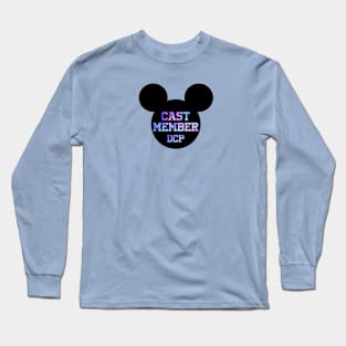 cast member DCP purple tie dye ears Long Sleeve T-Shirt